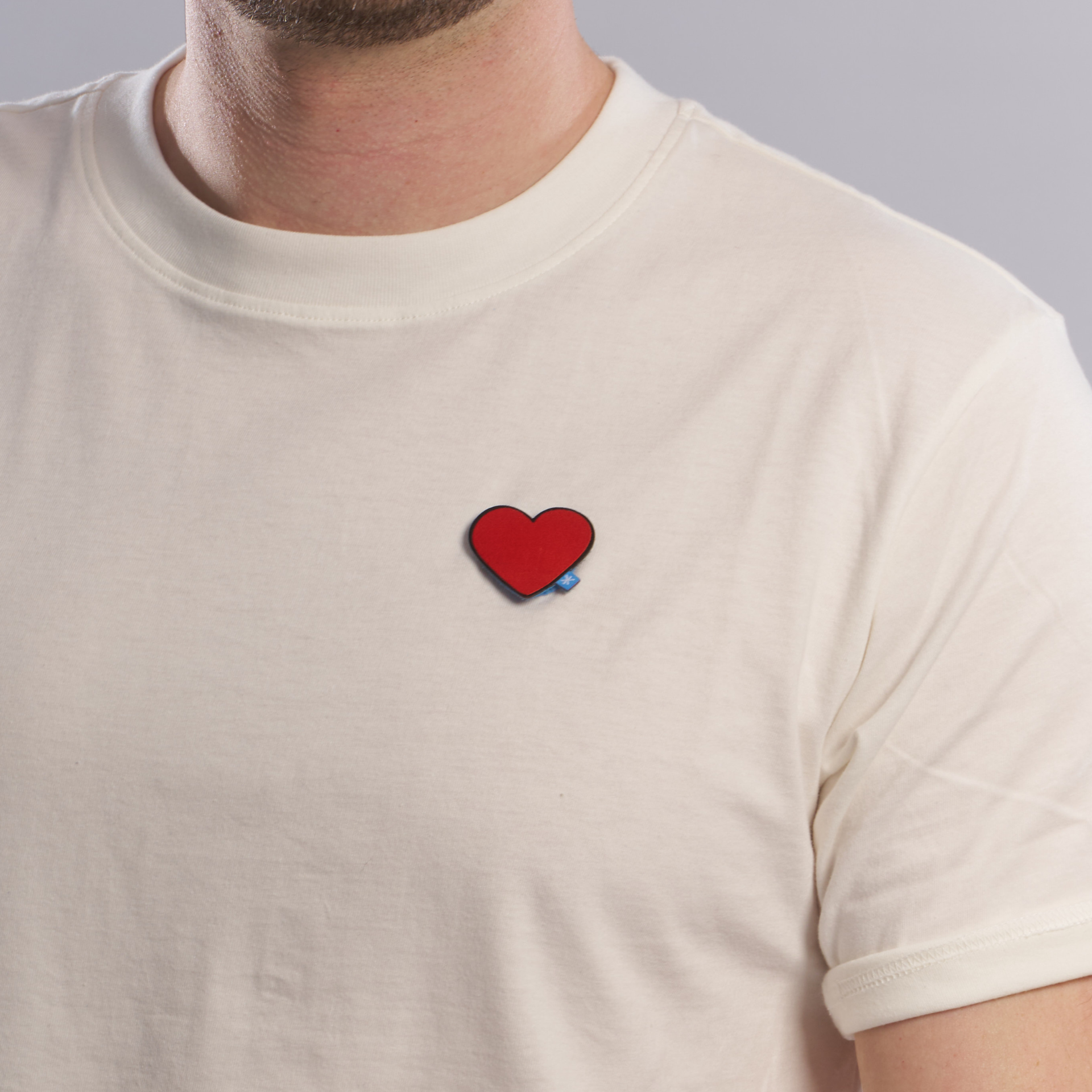 Rotes Herz Patch